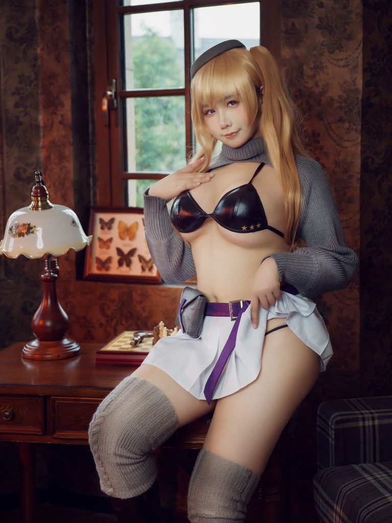 图片[4]-麻花麻花酱Cosplay写真全集：蔚蓝档案/碧蓝航线热门角色套图打包