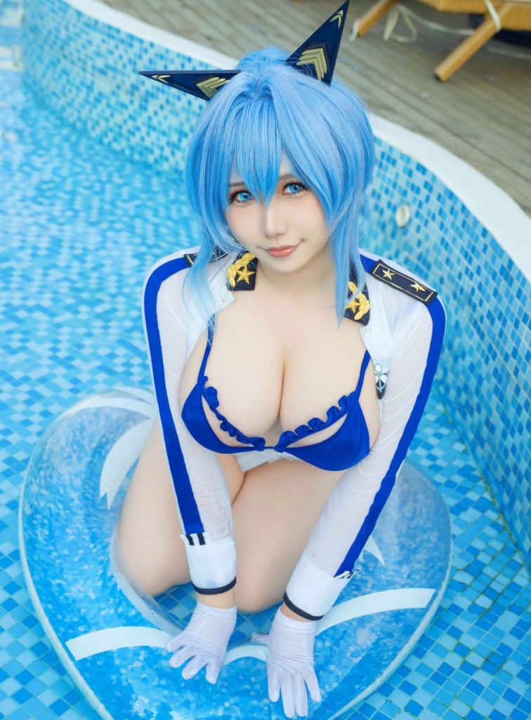 麻花麻花酱Cosplay写真全集：蔚蓝档案/碧蓝航线热门角色套图打包-costujun