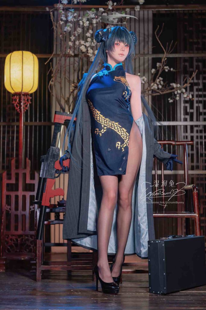 咬一口兔娘Yiko湿润兔-碧蓝档案-龙华妃咲