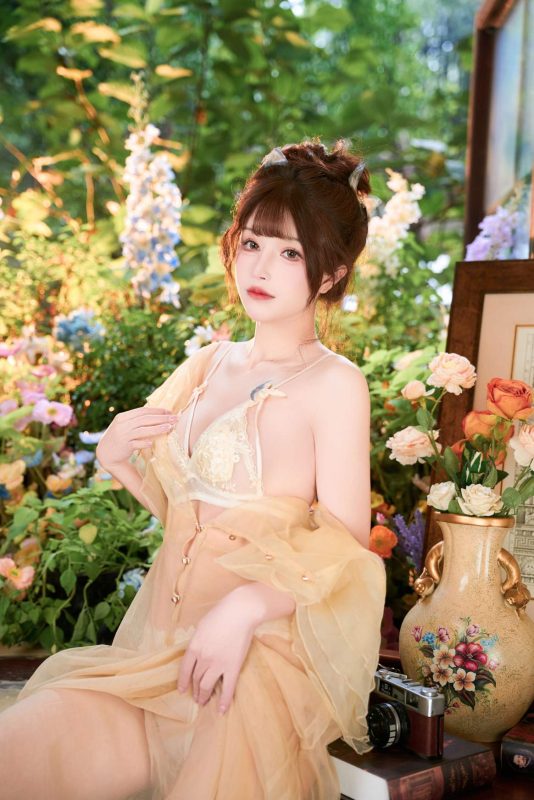 鹿八岁baby - 深林的洁白花语 森系梦幻写真集下载 [137P 1V] 高清美图包-costujun