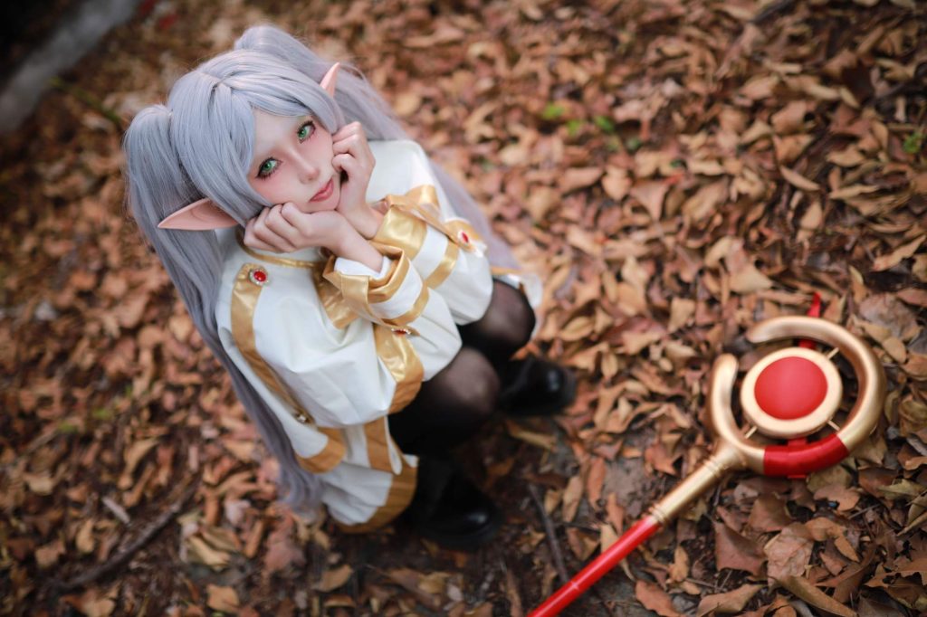 上杉绘黎落 - 葬送的芙莉莲 芙莉莲 [44P] 高清Cosplay写真集
