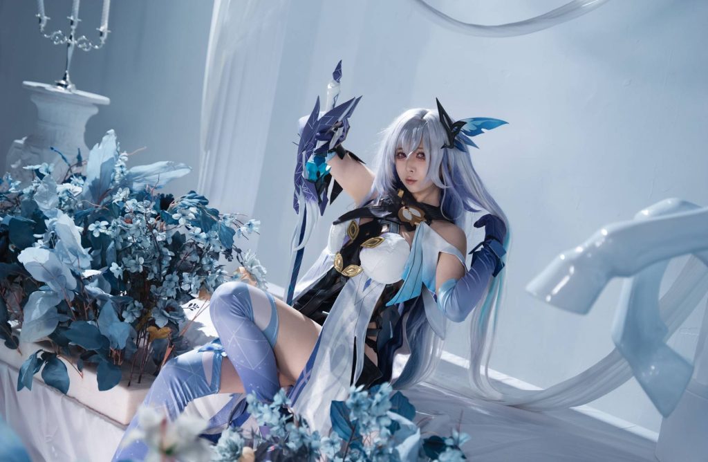 上杉绘黎落 - 原神 丝柯克 [118P] 高清Cosplay写真集