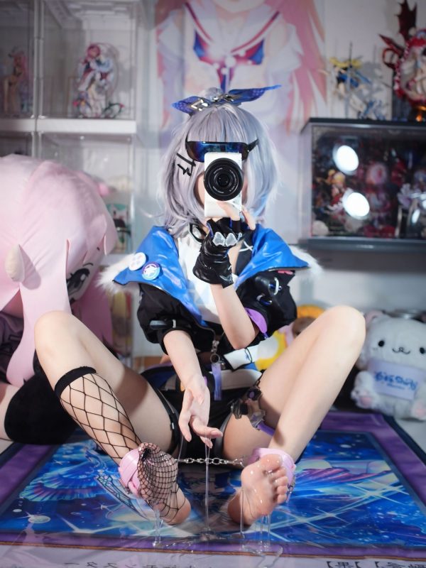 白栎Shirly - 崩坏·星穹铁道 银狼 [148P 23V] 机能风穿搭+渔网袜·星核猎手-costujun