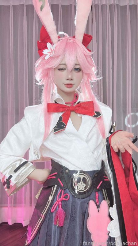 PoppaChan - Evanescia [51P] 粉发兔耳-costujun