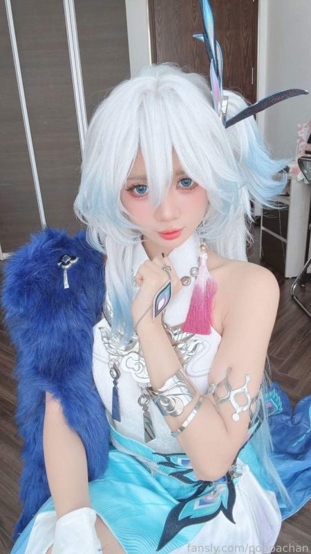 PoppaChan - Yao Guang [24P] 冰蓝光影中的少女-costujun