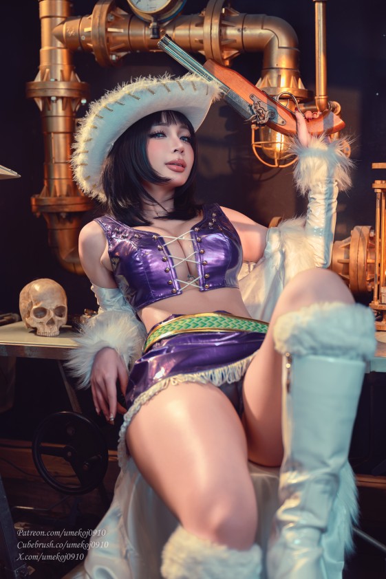 图片[2]-Umeko J - Nico Robin Alabasta [119P 9V] 紫色夜幕下的冷艳罗宾