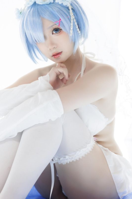 樱落酱w – 从零开始的异世界生活 蕾姆花嫁 [25P]-costujun