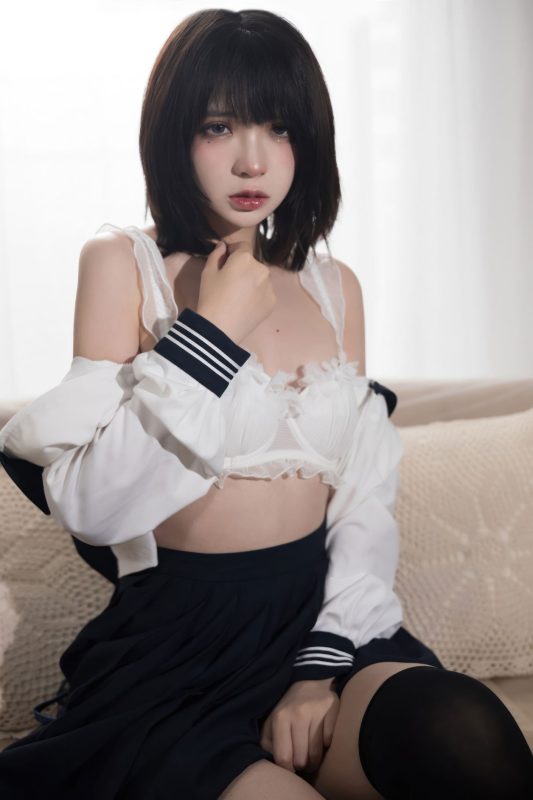 疯猫ss - 致郁JK [40P] 水手服与黑丝的脆弱感美学-costujun