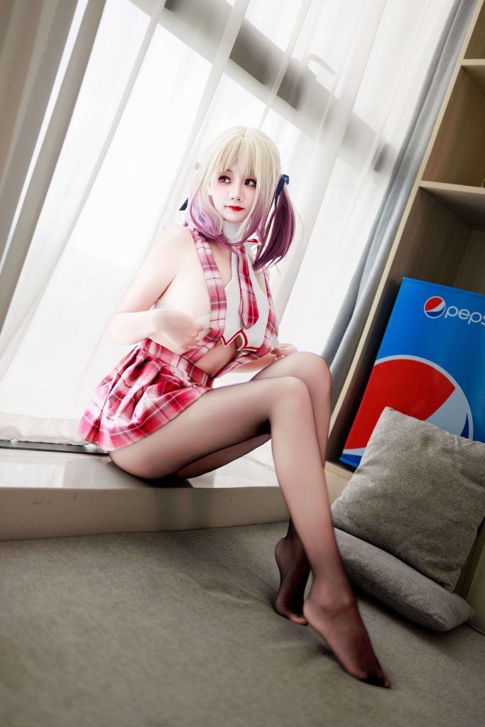 图片[2]-阿雪雪 - 吊带JK [72P] 青春校园风甜美写真集