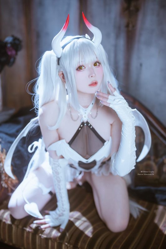 霜月shimo - Blanc Demon 白恶魔 [21P]-costujun