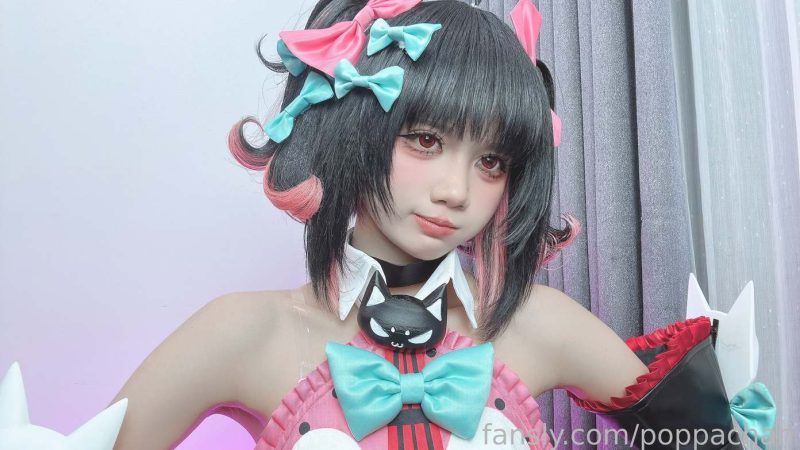 PoppaChan Nangong Yu [56P+15V] - 双马尾甜酷写真下载-costujun