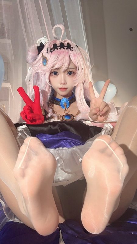 白栎Shirly - 鸣潮 达妮娅 Cosplay [56P5V] 软萌学妹私密写真-costujun