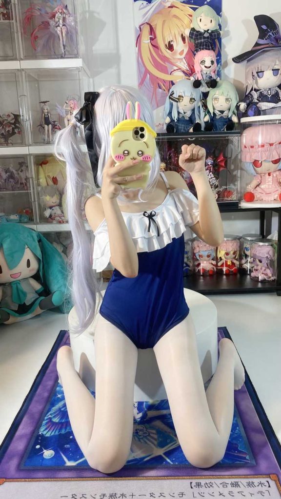 白栎Shirly - 蔚蓝档案 月雪宫子 [108P+20V] 蓝白死库水兔女郎