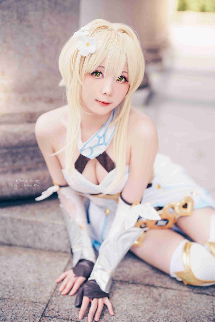 霜月shimo双风格写真：原神荧高还原cosplay+原创女仆私房